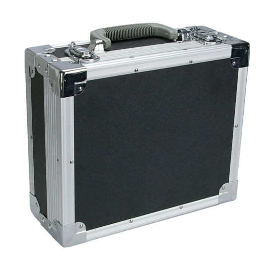 Heavy Duty Black Aluminium Flight Case 330 X 280 X 130mm (13 X 11 X 5 1/8")