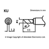 Aoyue LF-K Blade Type Solder Tip with Heating Element