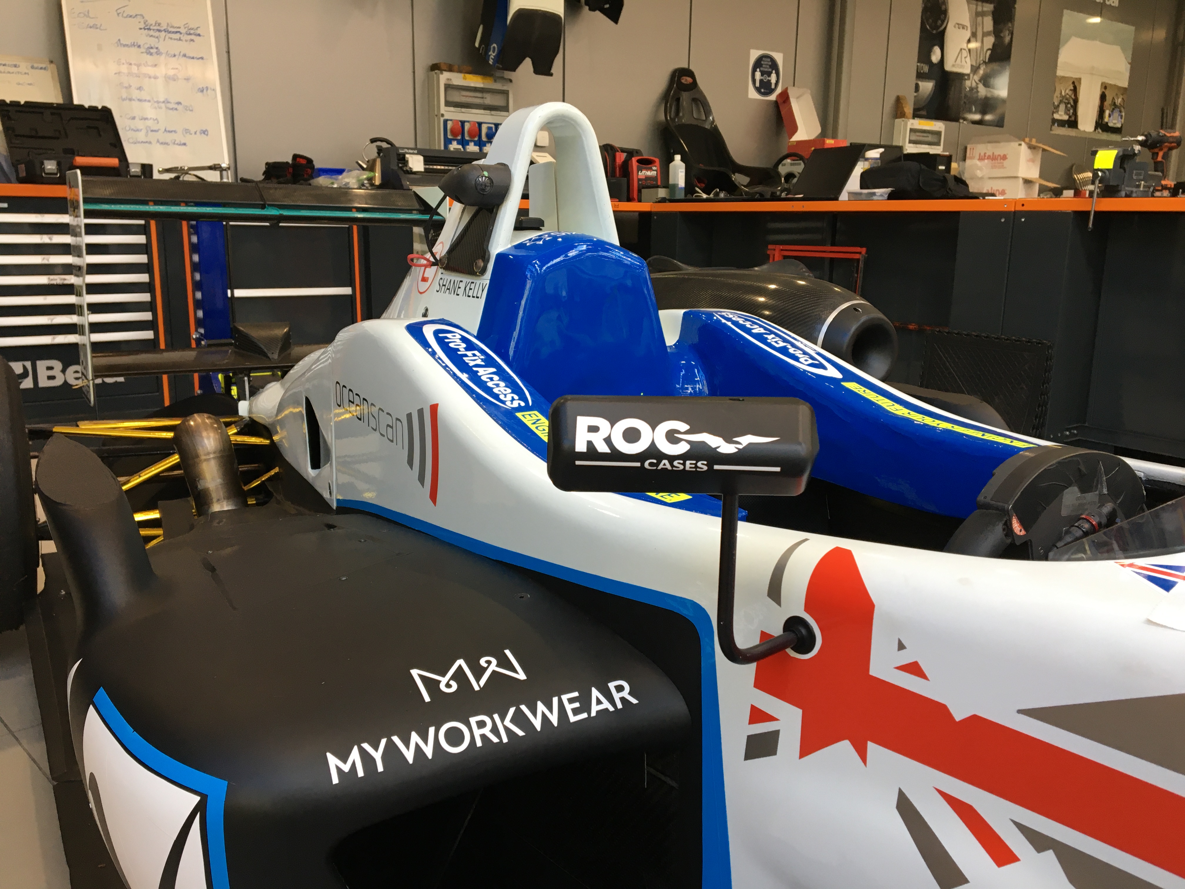 UWR lead the F3 Cup Class with our ROC Cases logo on their wing