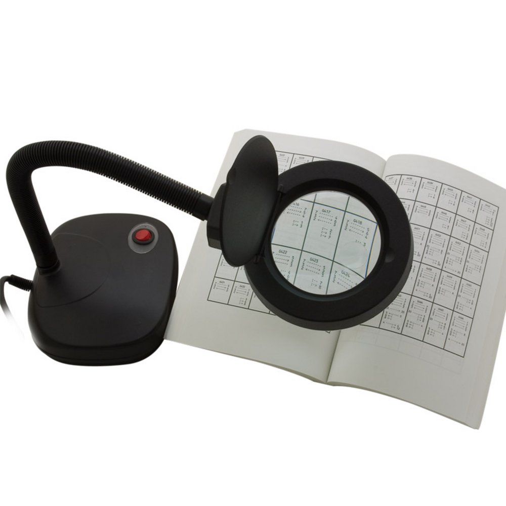 Aoyue Desktop Magnifying Lamp - Black