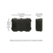Hurricane Waterproof and Shockproof XL Plastic Case - Black (712.5X471.3X152.2mm)