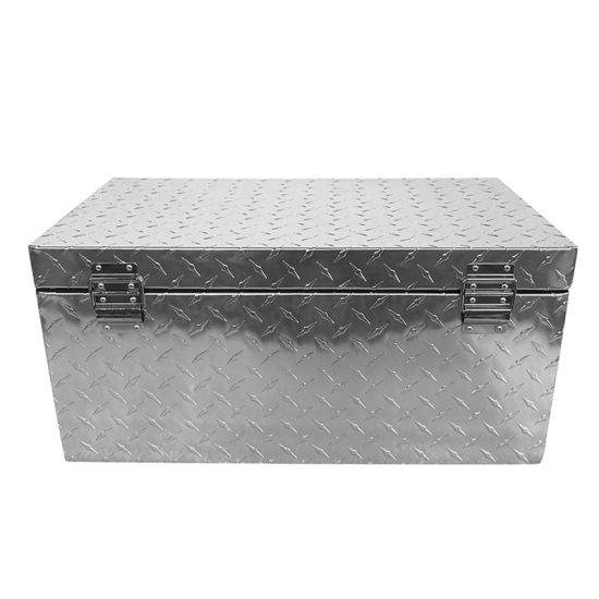 Full Aluminium Storage Case, Heavy Duty Diamond Plate (898X484X383mm)