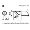 Aoyue LF-KL Blade Type Solder Tip with Heating Element